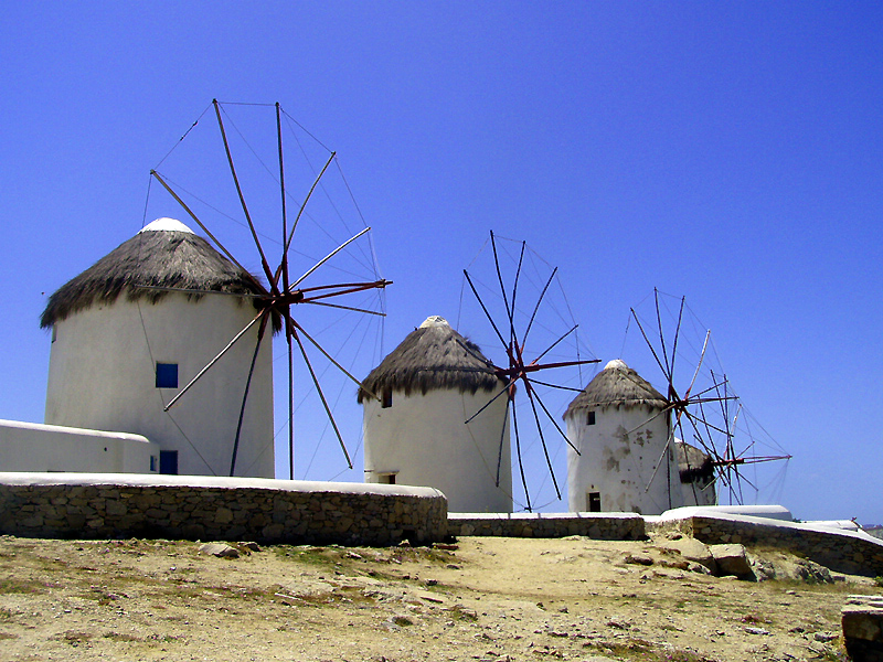 Mykonos windmills